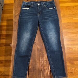 Lucky Brand Women's Skinny Jeans - Dark Blue